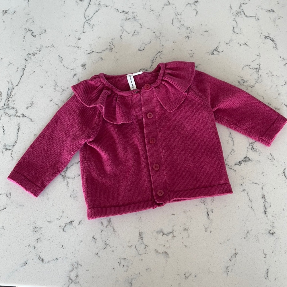 Janie and Jack cardigan - 0-3 months
